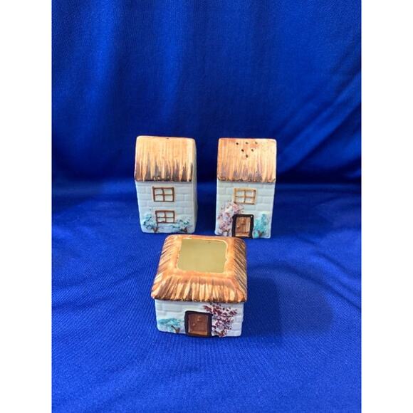 Price Kensington 1950's Cottage Butter Tray Salt Pepper Set - Picture 6 of 8